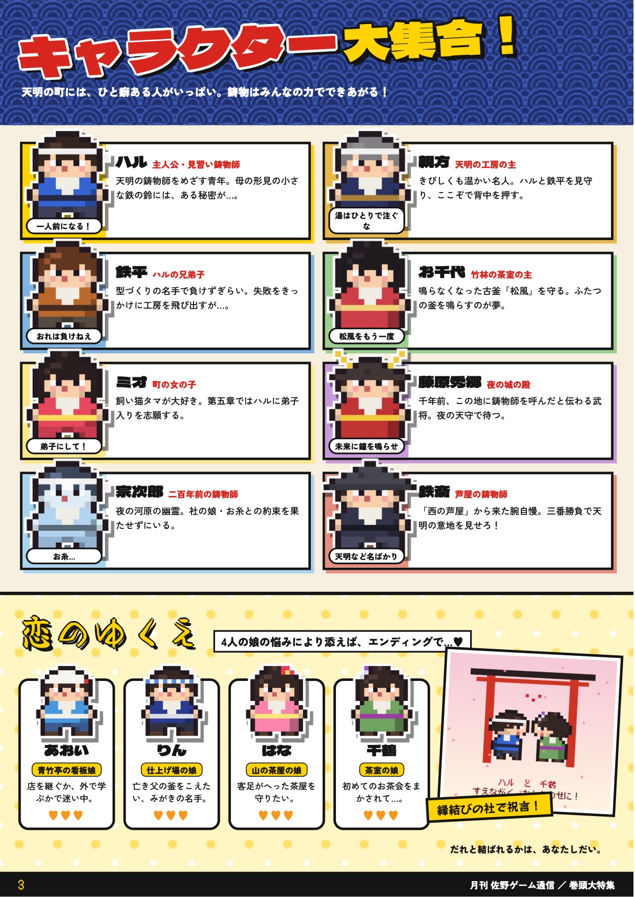 月刊 佐野ゲーム通信 特別号 4ページ